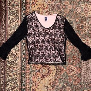 Black Lace vintage top